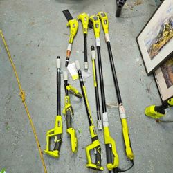 Ryobi pole saws $50 each