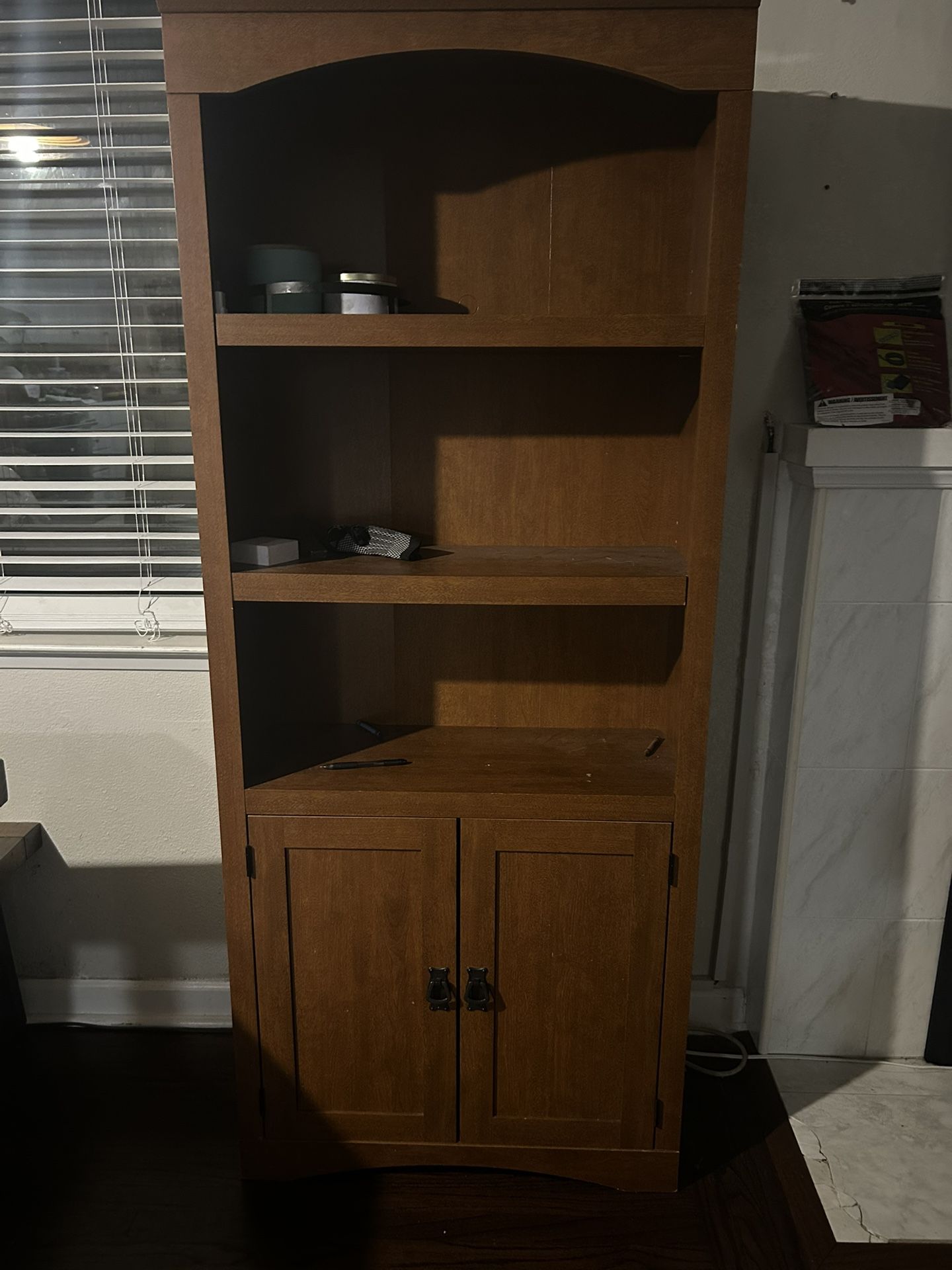 Brown Wood Shelves