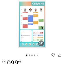 32” Cozyla Digital Calendar New In The Box With One Year Warranty 