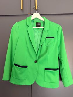The Limited Green Blazer with Black Trim - size M