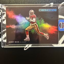 Obsidian Jerry Rice Colorblast 