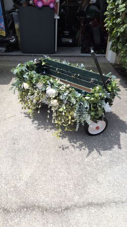 Cart for wedding all in woods
