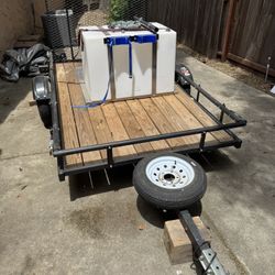 Pressure Washing Skid with Trailer – Honda GX200, 100 Gal Tank, Solar & Window Wash