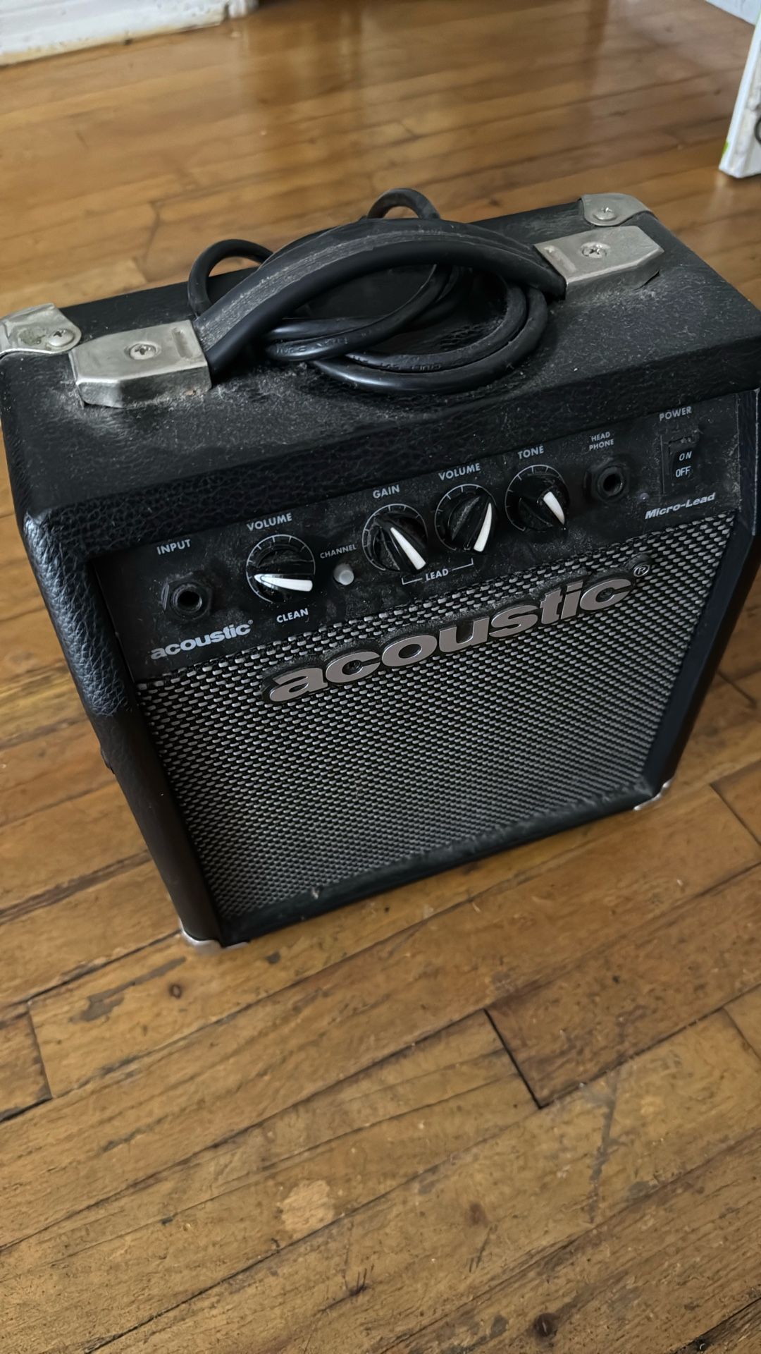 Acoustic Micro-Lead Amp β Model 1(contact info removed)9