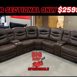 🚨BLOWOUT SALE!🚨 Brand New Power Reclining Sectional Only $2599.00!!