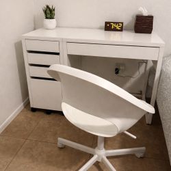 Desk with chair