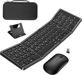 Foldable Keyboard and Mouse,
