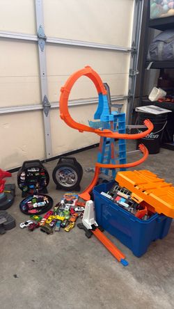Hot Wheels Lot! Cars, Tracks, Cases etc