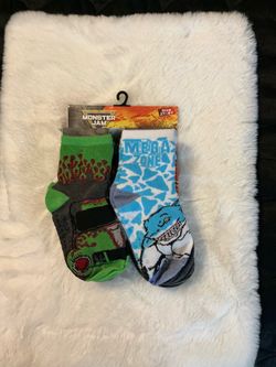 Monster Jam 10 pack of socks Size 2T-4T