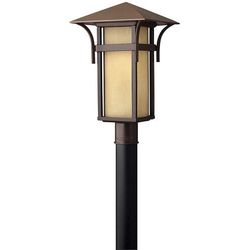 Hinkley Lighting 2571AR Harbor Light 20" Tall Outdoor Post Mount Lantern in Anchor Bronze