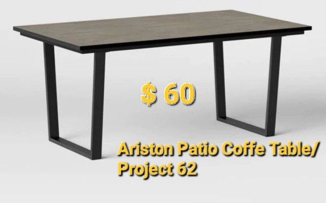 Brand New Ariston Patio Coffee Table Project 62