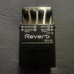 Boss Reverb RV-6 Guitar Pedal