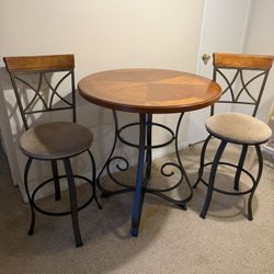 Hamilton 3 Piece Swivel Table Set