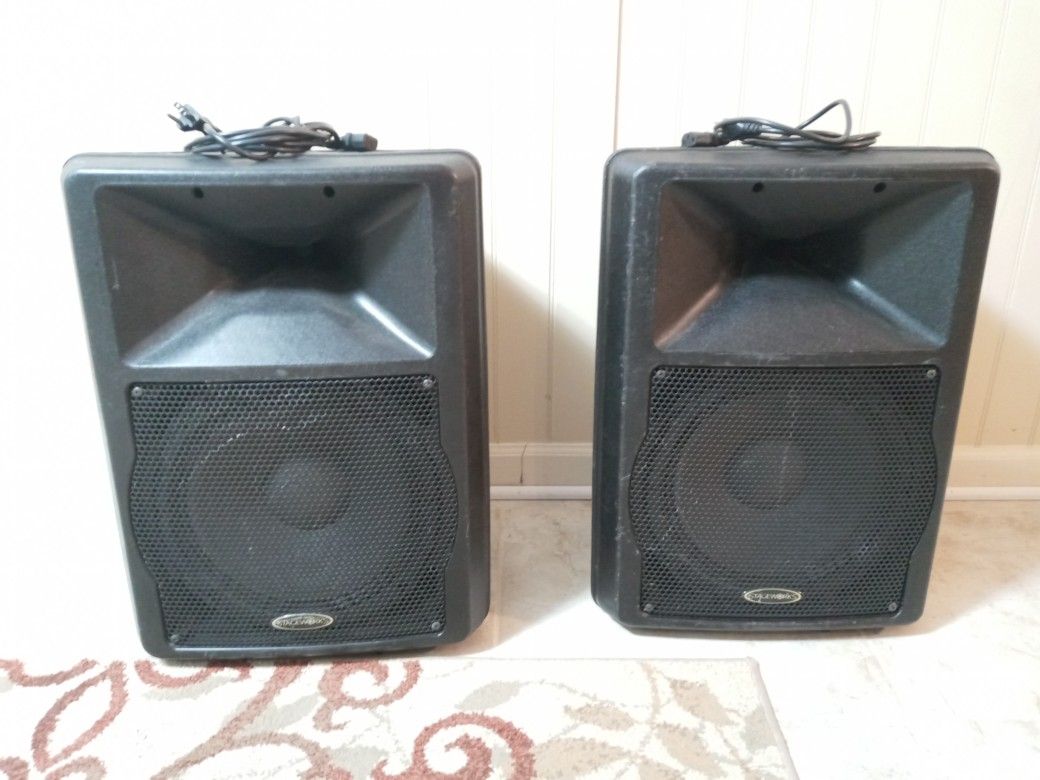 STAGEWORKS ABS120 POWERED SPEAKERS