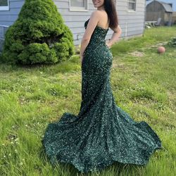 Jovani Emerald Green Prom Dress 