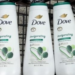 Dove Shampoo, Conditioner and Body Wash