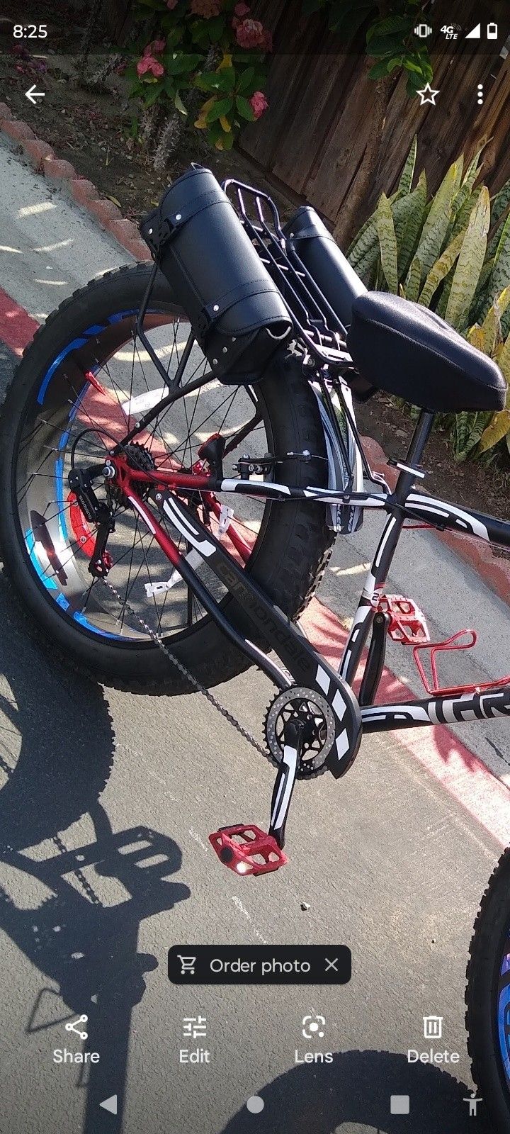 Aluminum Fat Tire Bike.
