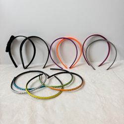 Mixed Color Headband Bundle – 11 Pieces