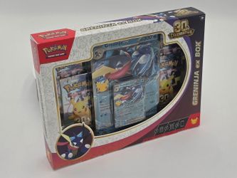 Pokémon TCG 30th Anniversary Celebration Greninja ex Box Sealed Promo Set