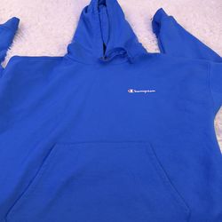Blue champion hoodie