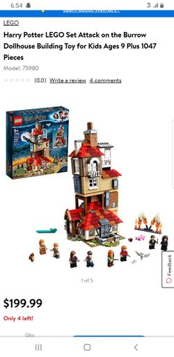 Harry Potter Lego set attack on the burrow