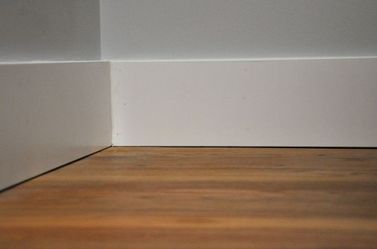 5 -1/2 inch mdf modern baseboard