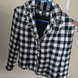 Madison Checkered Blazer 