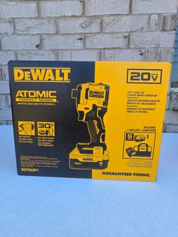 🔥 DEWALT ATOMIC DCF850P1 20V Impact Kit 5Ah – NEW SEALED