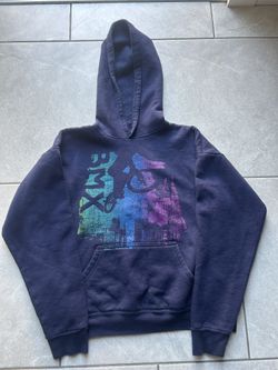 VTG Y2K Boy's Hanes Soft Sweats Blue BMX Bike Sweatshirt Size XXL