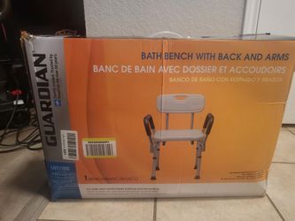 Bath Bench With Bavk And Arms