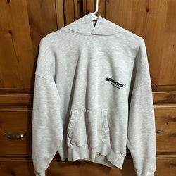 Essentials Fear Of God Light Oatmeal Hoodie