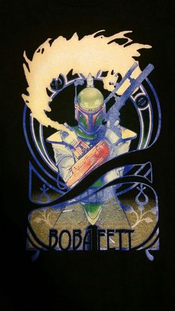 Star Wars Boba Fett Men's Large shirt