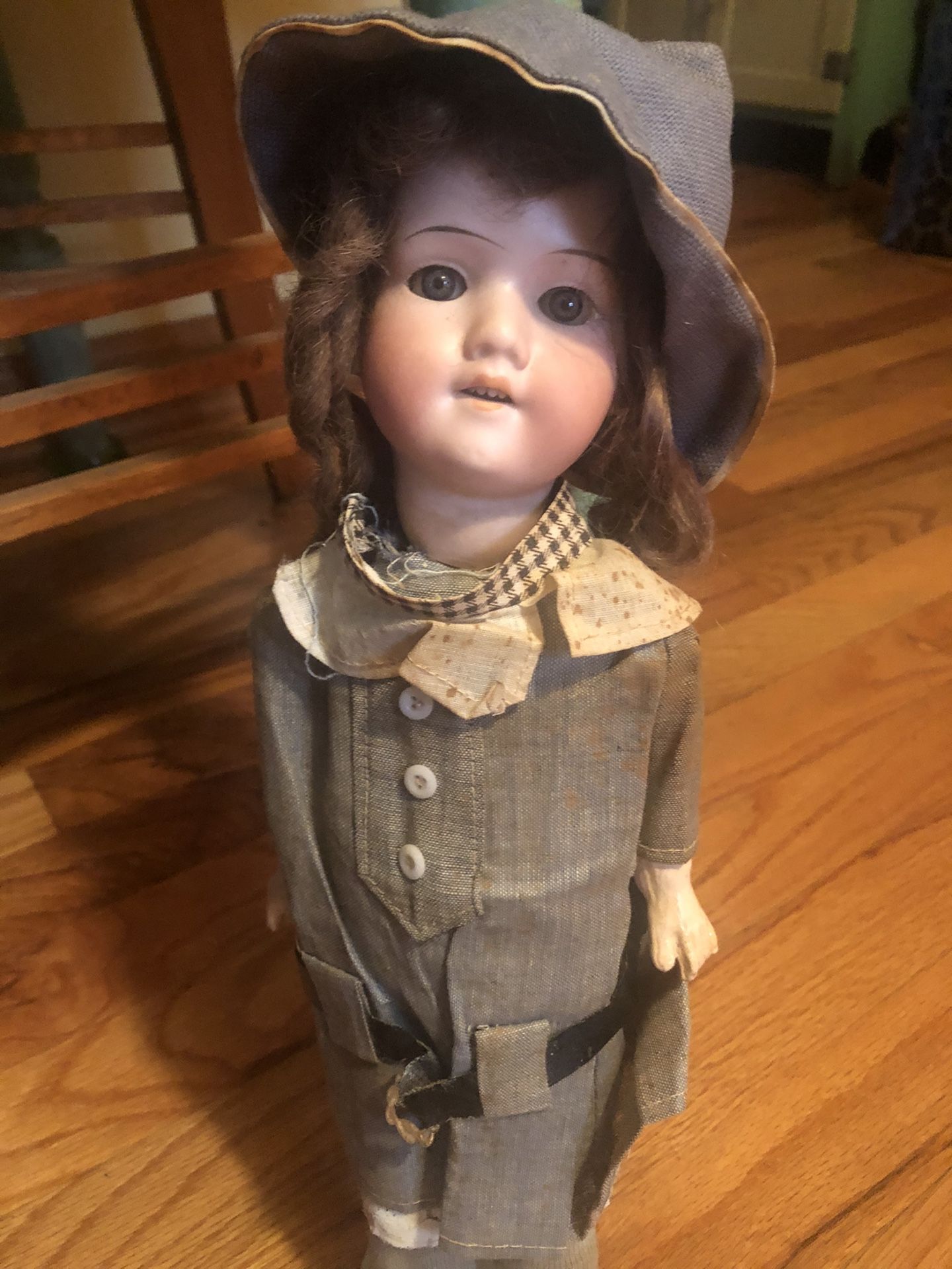 Antique AM Doll with bisque head
