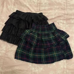 Girls Holiday Skirts 