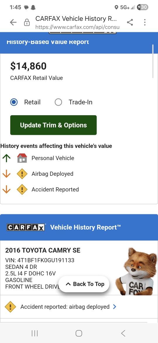 2016 Toyota Camry