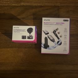 STATIK HYPERMOUNT & 6’ GLOBRIGHT 360 PRO UNIVERAL MAGNETIC CABLE