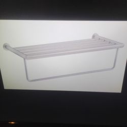 New Kohler Kumin 25" Bar & Towel Rack In Brushed Nickel 