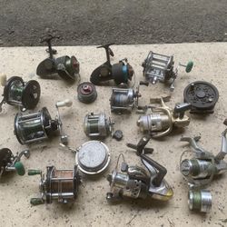 Bunch Of Fishing Reels