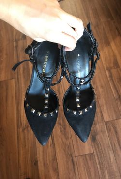 Black high heels