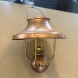 Antique Rare Nautica Cooper Oil Lamp 