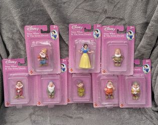 Mattel Disney Princess Snow White And The Seven Dwarfs Figurine Set