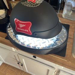 Harley davidson miller high life beer sign
