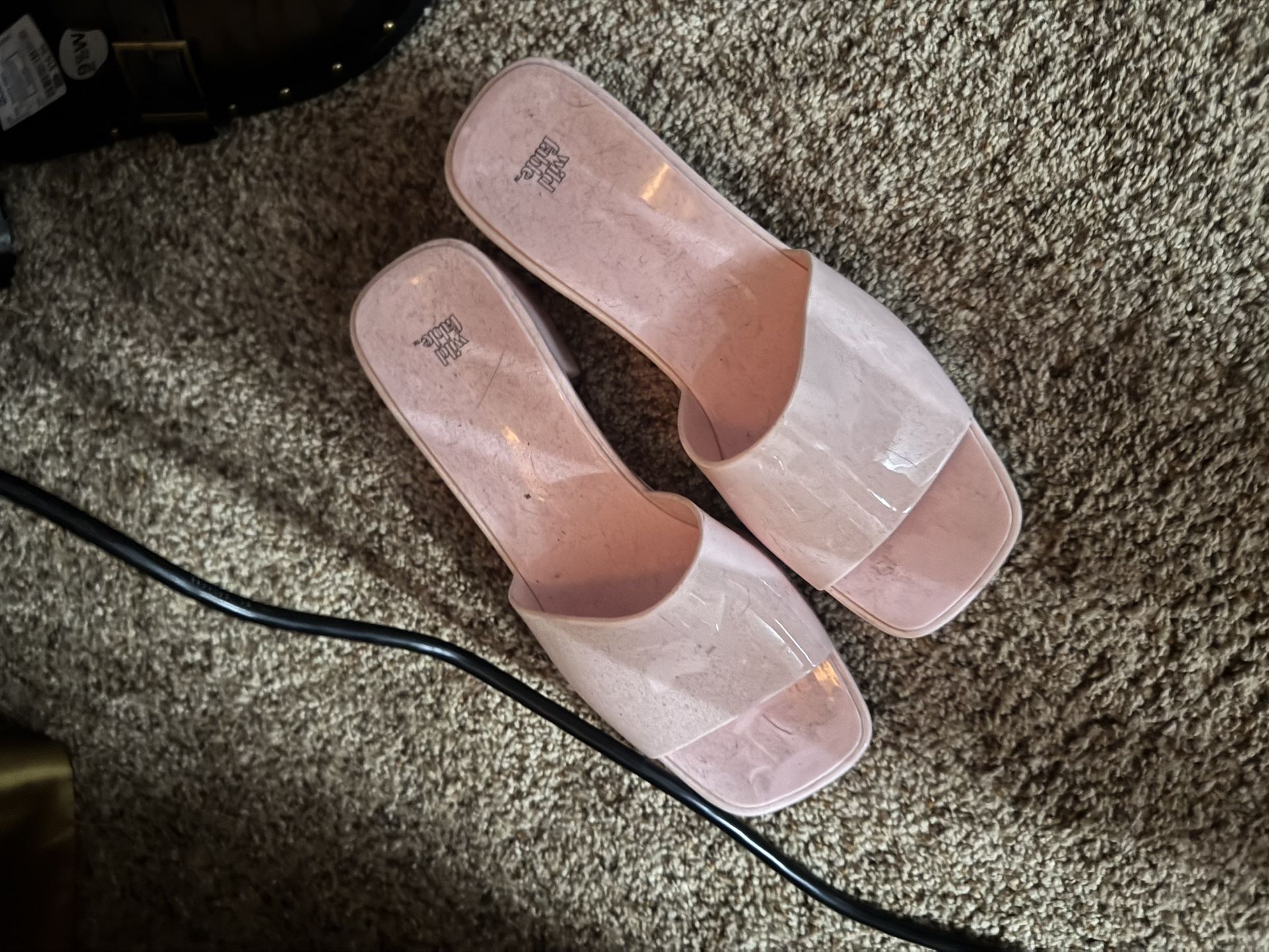 Pink Chunky Heel Size 9