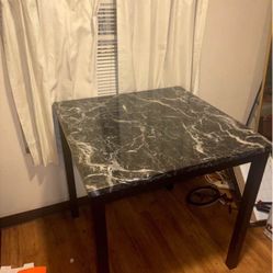 $140 marble Square Kitchen/Dining Table 