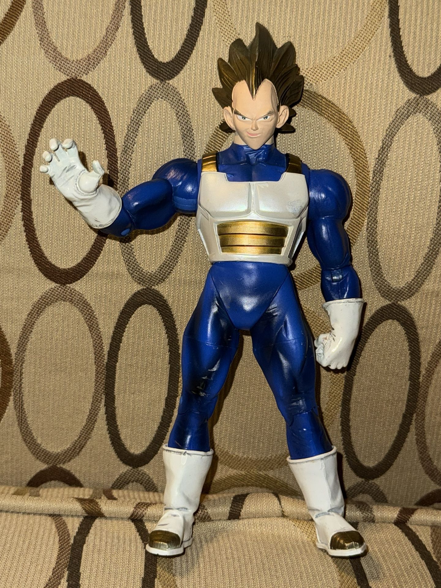 Jakks 2003 Fun Dragon Ball Z Vegeta Action Figure Toy Vintage Classic 9” Pre Owned