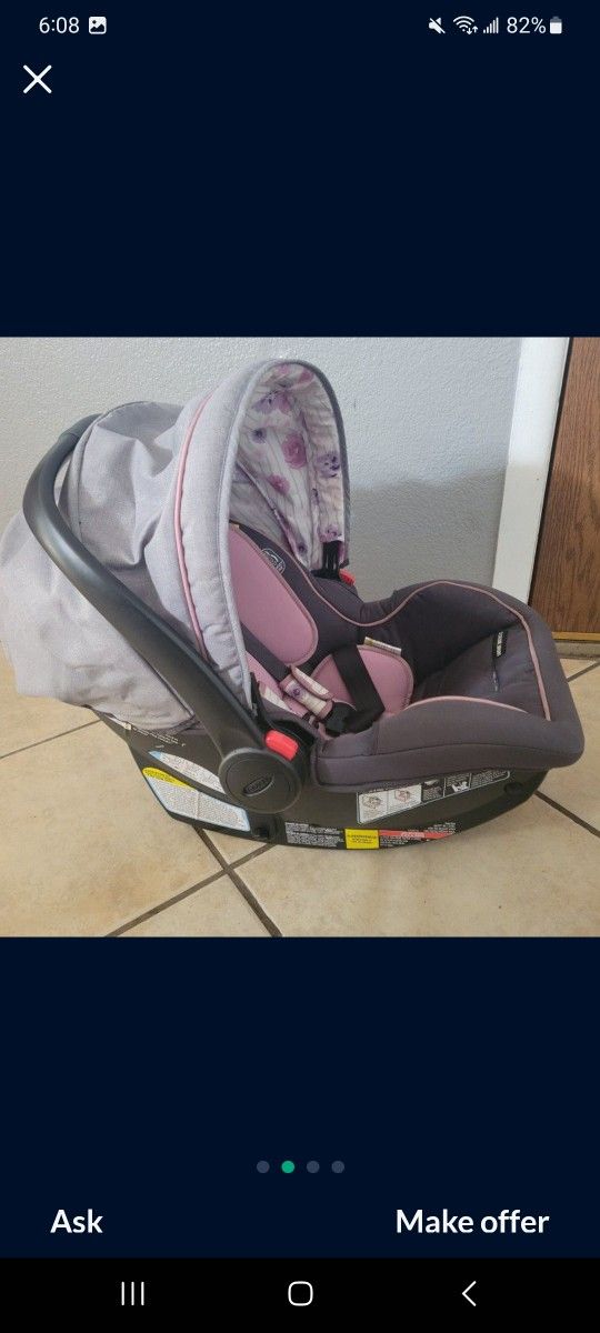 Car Seat And Stroller Combo Set
