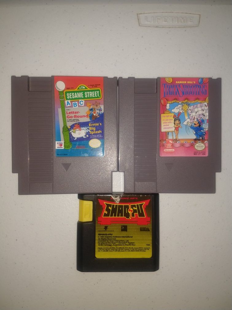 NES & Genesis games