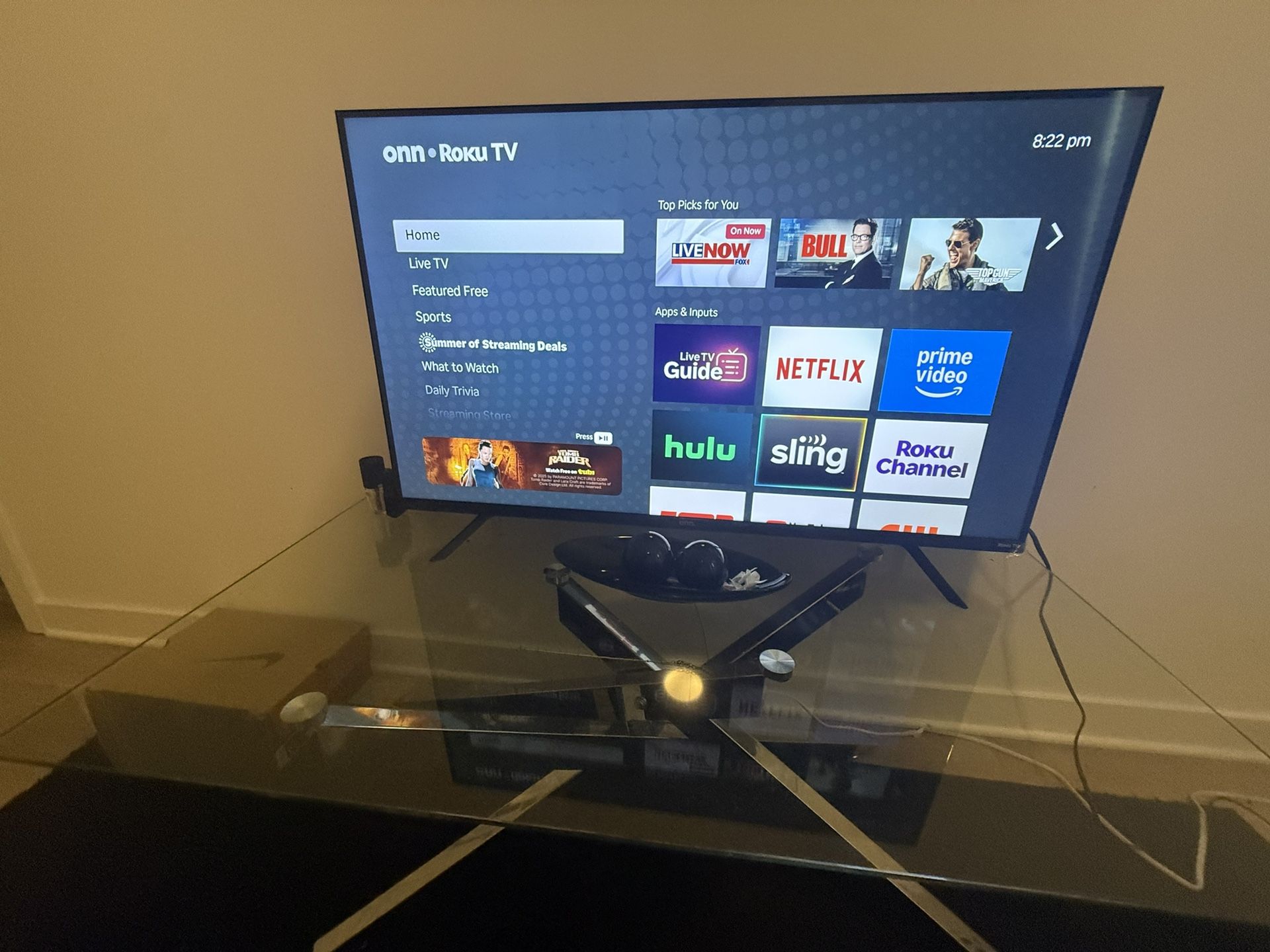 43in ONN Roku TV
