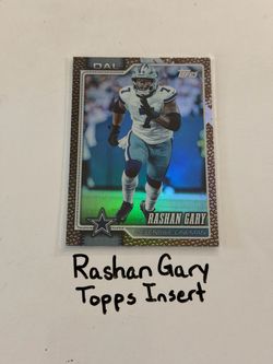 Rashan Gary Dallas Cowboys DE Topps Short Print Insert Card.
