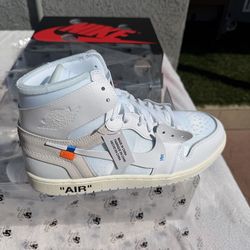Air Jordan 1 Retro High VAA Virgil Abloh "Alaska" size 12